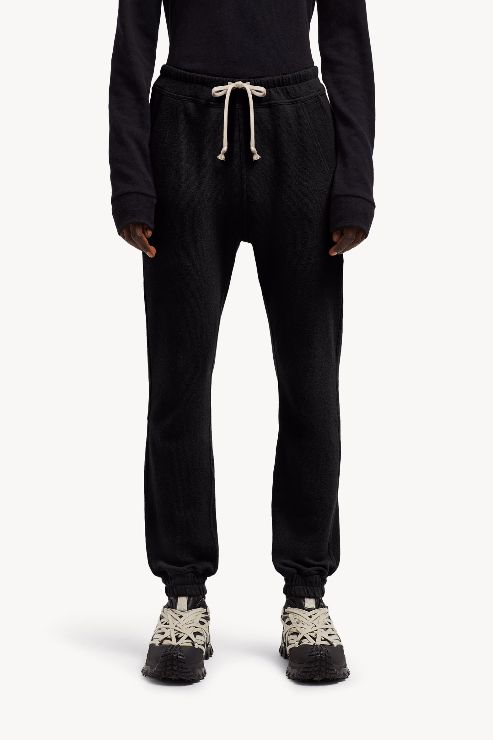 Pantalones deportivos de algodón Moncler + Rick Owens De Género Neutro Negro Moncler 3